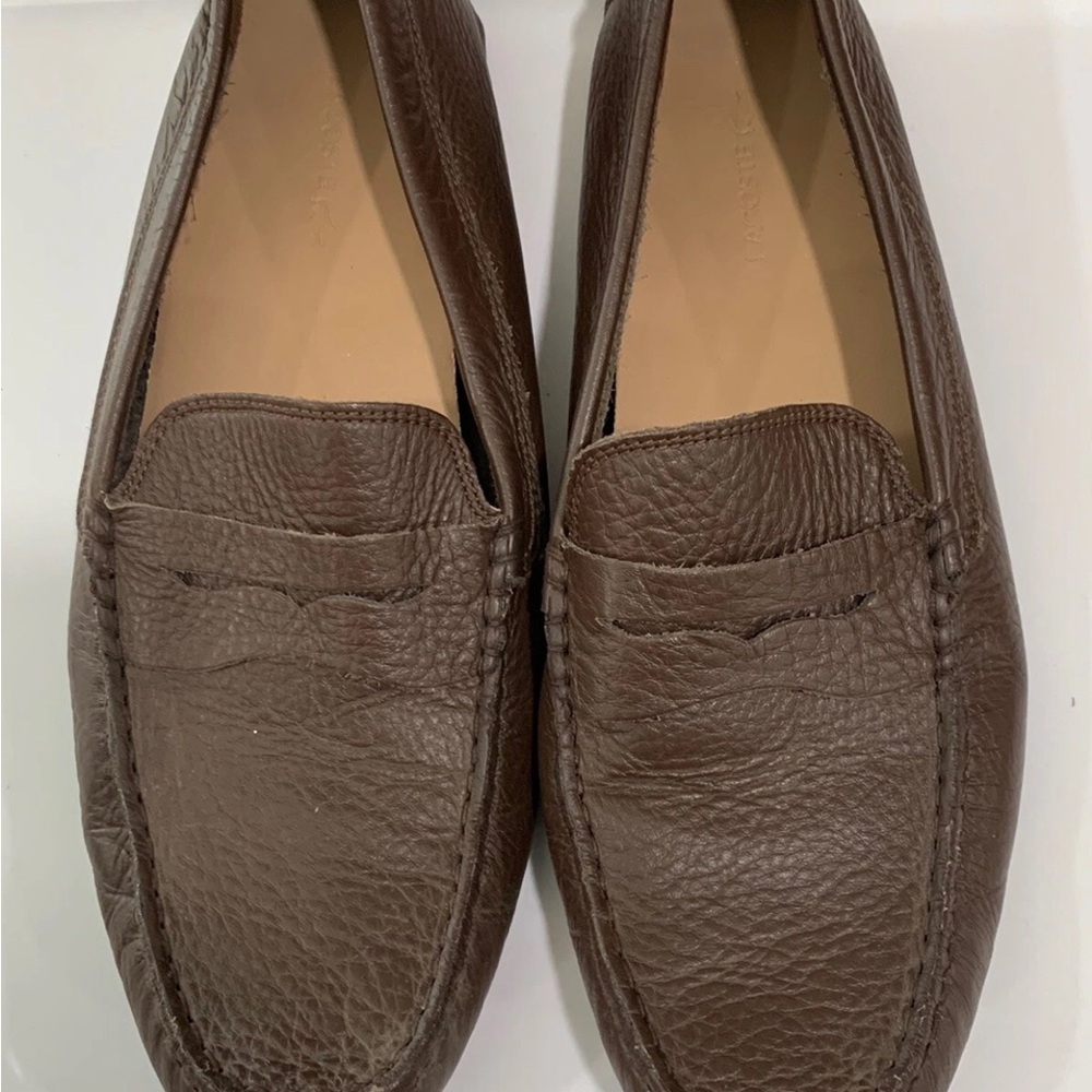 Lacoste Brown Leather Loafers